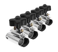 Ipetboom 4pcs Wheelchair Table Bracket High Strength Dining Tray Clamp for Easy Installation Compatibility Space Saving Design Reliable Support for Eating and Reading
