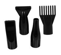 Ipetboom 4pcs Wind Mouth Comb The Wind Mouth Blow Dryer Attachments Blow Dryer Nozzle Attachment Hair Styling Nozzle Straight Hair Dryer Nozzle Hair Dryer Accessory Styling Tool Abs Black