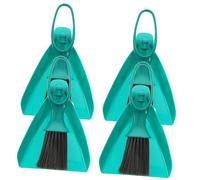 Ipetboom 4sets Mini Broom and Dustpan Kit for Efficient Home Cleaning Cleaning Tools for Desktop and Keyboard Sky-Blue Convenient Storage and Use