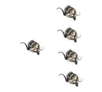 Ipetboom 5 Pairs Gothic Snake Shaped Rings Unisex Novel Finger Jewelry Retro Chic Accessory for Parties and Everyday Wear Stunning Design with Sparkling Details