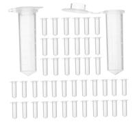 Ipetboom 500pcs Small Laboratory Test Tubes with Caps Plastic Centrifuge Tubes for Molecular Biology Clinical Chemistry Bio-chemistry Research Sample Storage