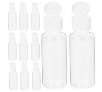 Ipetboom 50ml Travel Cosmetic Bottle Set 24 Pack Refillable Plastic Lotion Containers with Flip Top for Travel and Makeup