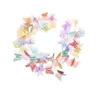 Ipetboom 50pcs Butterfly Hair Clips Mini Claw Clips for Girls Fashion Styling Accessories No Slip Grip for Women Colorful Hair Pins