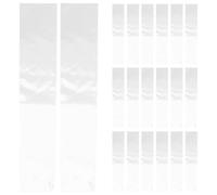 Ipetboom 50pcs Clear Plastic Necktie Packaging Bags Tie Storage Sleeves for Travel and Closet Organization Transparent Single Tie Covers for Men S Dress Accessories