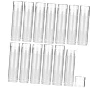 Ipetboom 50pcs DIY Lip Balm Tubes with Caps Empty Lipstick Containers for Cosmetic Use Twist Bottom Design for Crafting and Personal Care