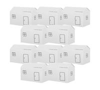 Ipetboom 50pcs Folding Box House Shaped Candy Boxes for Wedding Party Supplies Small for Holiday Baking