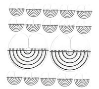Ipetboom 50pcs Hair Extension Heat Shield Guards Plastic Mats with Scale Durable Insulation Protector for Salon and Home Use Hair Bonding Tool for Stylist Safety and Heat Damage Prevention