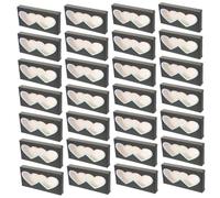 Ipetboom 50Pcs Heart-Shaped Empty Lash Cases Eyelash Boxes Organizer with Secure Seal for False Eyelashes Storage and Protection Portable Cosmetic Holders for Daily Use