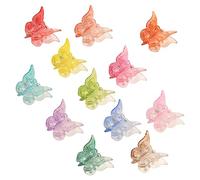 Ipetboom 50pcs Mini Butterfly Hair Claw Clips Durable Small Hair Accessories for Boy Girl Girls Elegant Design for Daily Wear and Parties Assorted Gradient Colors