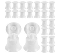 Ipetboom 50pcs Plastic Flip Lid Toothpaste Caps Squeeze Tube Dispenser Lids for Bathroom Organization No Mess Toothpaste Covers for Travel Use