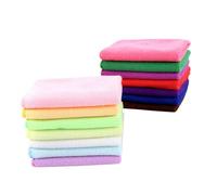 Ipetboom 50pcs Premium Ultra Fine Microfiber Towels Absorbent Cleaning Cloths for Car Kitchen Bathroom Detailing and Multi-surface Dust Removal Mixed Colors