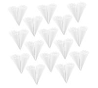Ipetboom 50pcs Wedding Confetti Petal Cones Hollow Lace Paper Holders for Bridal Shower Anniversary and Easy to Use Ample Supply for Celebrations