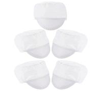 Ipetboom 5pcs Anti-static Working Hat Breathable Polyester Mesh Cap for Cleanrooms Electronics Food Factory Workshop Protection