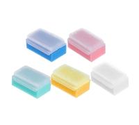 Ipetboom 5pcs Bathing Sponge Brush Scrubber for Newborns Premature Boy Girl Gentle Head Clean Massage Promotes Circulation Multi-Color Bath Essentials
