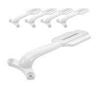 Ipetboom 5pcs Ceiling Fan Blade Support Arms Mounting Brackets for Indoor Use Alloy Construction Polished for Easy Cleaning Secure and Stable Fan Blade Repair Replacement Parts