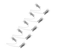 Ipetboom 5pcs Cicada Collar Chain Brooch Vintage Alloy Insect Pins for Men Women Lightweight Lapel Pins Secure Fit Jacket Shirt Accessories