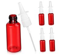 Ipetboom 5pcs Empty Nasal Spray Bottles Plastic Small for Travel Mist Spray Bottle