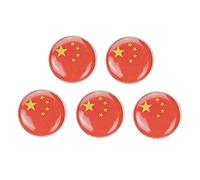 Ipetboom 5PCS National Flag Alloy Brooch Pins Decorative Dress and Clothes Accessories for Weddings Parties and Daily Wear Multi Purpose Creative Design Elegant Appearance