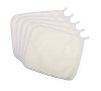Ipetboom 5pcs Nylon Back Scrubber Exfoliating Bath Towels 22x26cm Body Shower Rubbing Cloths for Travel and Spa Bathing