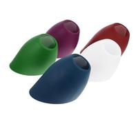 Ipetboom 5pcs Plastic Lampshade Horseshoe Lamp Covers for Hanging and Wall Lamps Home Replacement White Deep Purple Green Blue Red