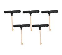Ipetboom 5Pcs Professional Shoelace Tighteners and Pullers With Handle Easy to Hold Shoe Lace Tightening Tools for Ice Hockey Laces Household Shoe Supplies