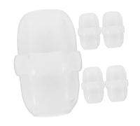 Ipetboom 5pcs Ptfe Magnetic Stirrer Bars Laboratory Stirring Rods Non Contact Mixer Accessories for Electric Hot Plate Mixing