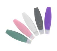 Ipetboom 5pcs Silica Gel Bottle Conditioner Silicone Travel Bottles Mini Travel Toiletries Refillable Travel Bottles Traveling Containers Silicone Toiletry Bottles Cosmetic Containers