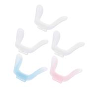 Ipetboom 5pcs Silicone Anti-Slip Eyeglass Nose Pads Soft Comfortable Nose Piece for Glasses Stylish One-Piece Design White Pink Blue for All Occasions