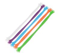 Ipetboom 5pcs Silicone Mixing Sticks Set, Colorful Coffee Cocktail Stirring Rods for Juice, Bar Tools for Home and Entertaining