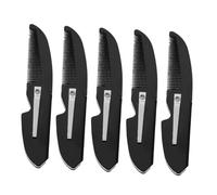 Ipetboom 5pcs Small Beard Comb Portable Pocket Mustache Styling Combs with Smooth Rounded Teeth Skin-friendly Plastic Grooming Tools for Men Travel Hair Detanglers