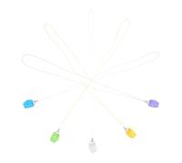 Ipetboom 5pcs Teeth Box Plastic Tooth Necklace Holders Case Portable Organizer for Boys and Girls Lost Commemorative Storage at Home School