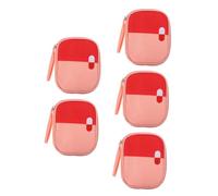 Ipetboom 5pcs Travel Bag Compact Oxford Cloth Home Kit Medicine Pouch Easy Zipper