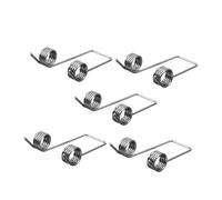Ipetboom 5Pcs Wastebasket Wire Torsional Springs Replacement for Trash Can Lid Repair Spiral Compression Parts Quick Installation Smooth Operation Compatible with Multiple Garbage Bucket
