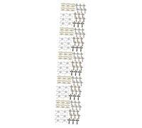 Ipetboom 5sets Halloween Nail Decals Skull Cross Nail Studs Jewelry for Party Salon 30pcs*5