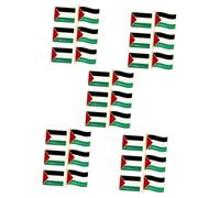 Ipetboom 5sets Palestine Flag Brooch Durable Metal Decorative Pins for Clothing Hats and Bags National Flag Design for Casual and Special Events Aesthetic Clothing Badge 6pcs*5