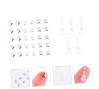 Ipetboom 5sheets Self-adhesive Rhinestone Stickers Gems for Crafting Face Makeup Nail Art and Projects Multi-shape and Color Options for Custom Decoration