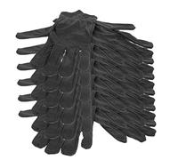 Ipetboom 6 Pairs Black Cotton Inspection Gloves Stretchy Soft Jewelry and Coin Handling Work Gloves for Delicate Object Protection and Fingerprint Art Handling