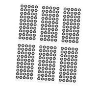 Ipetboom 6 Sheets Scanning Reflective Markers Reference Points Thick Film for Accurate Scanner Positioning and High-precision Tracking in Reverse Engineering and Inspection