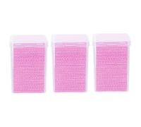 Ipetboom 600pcs Practical Eyelash Glue Cleaning Pads Lint Wipes Glue Remover Tool Face Pads for Lash Adhesive