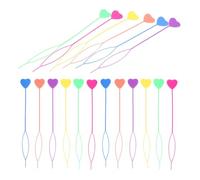 Ipetboom 60Pcs Hair Pull through Loop Tool Set - French Braid Styling Pins for - Ponytail and Updo Hair Accessories Kit for Special Event Hairstyles