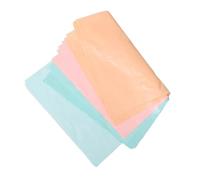 Ipetboom 60pcs Pearlescent Flower Wrapping Paper Thick Pliable Tissue for Bouquet Lining Gift Packaging DIY Craft Birthday Festival Decoration in Sakura Orange Blue