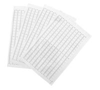 Ipetboom 60pcs Woodworking Tape Fish Ruler Tape Ruler Adhesive Self Adhesive Metric Peel and Stick Measuring Self Measuring Height Graduation