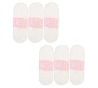 Ipetboom 6Pcs 21Cm Washable Cotton Menstrual Pads Reusable Breathable Period Panty Liners Waterproof Daily Sanitary Cloth Pads for Maternity and Postpartum Use