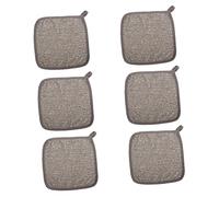 Ipetboom 6pcs Bamboo Fiber Bath Towel Exfoliating Scrub Face Body Exfoliating Washcloths Japanese Style Natural Body Scrubber Family Essential