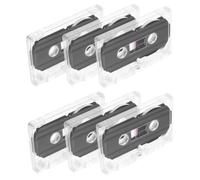Ipetboom 6pcs Blank Audio Cassette Tapes for Recording Recordable Empty Cassette Tapes for Home Studio Use