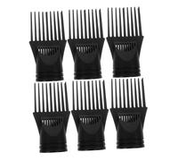 Ipetboom 6pcs Blow Dryer Comb for Hair Dryer Plastic Wide Tooth Comb Replacement Hair Brush for Blow Drying Diffuser Nozzle