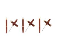Ipetboom 6pcs Brass Ear Spoon Keychain Ear Cleaner Portable Wax Remover Stick for Go
