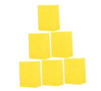 Ipetboom 6pcs Cheese Shaped Makeup Sponge for Wet and Dry Use Soft Bouncy Cosmetic Sponges for Blending Foundation Concealer and Powder for Makeup