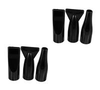 Ipetboom 6pcs Creative Hair Dryer Nozzle Reusable Flat Narrow Hair Styling Tool High-temperature Resistant for Salon Home Use Lightweight Portable Design