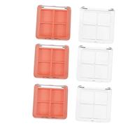 Ipetboom 6pcs Empty Makeup Palette Storage Case Organize Your Cosmetics This DIY Eye Shadow Box